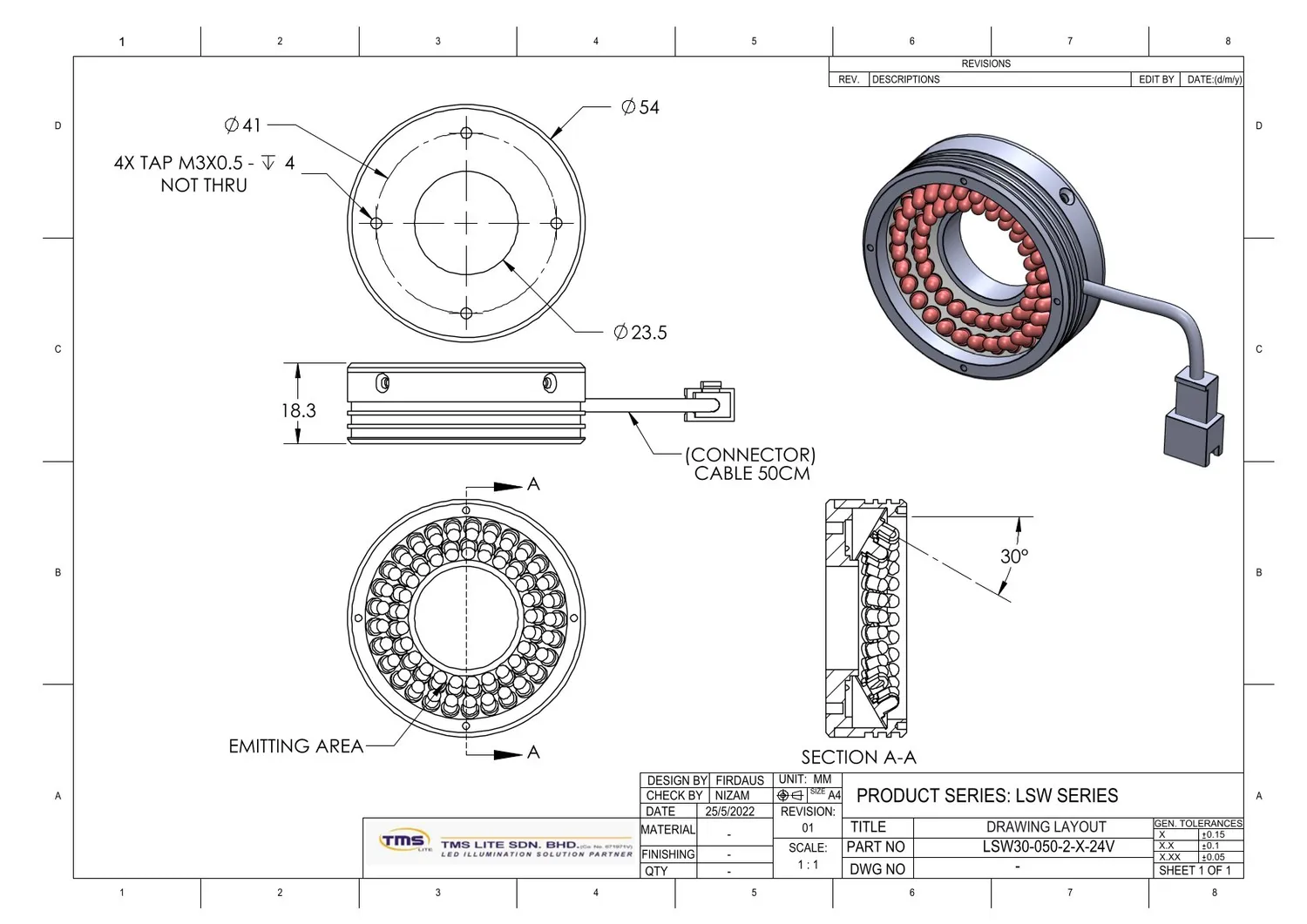 IoLite-vision LSW-30-050-2 spotverlichting