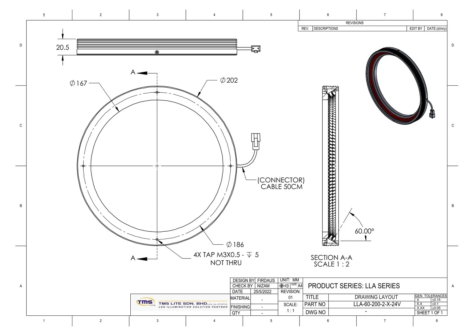 IoLite-vision LLA-60-200-2 ledverlichting