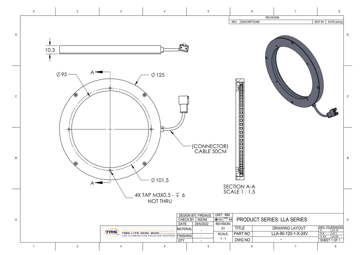 IoLite-vision LLA-90-120-1 ledverlichting 90°
