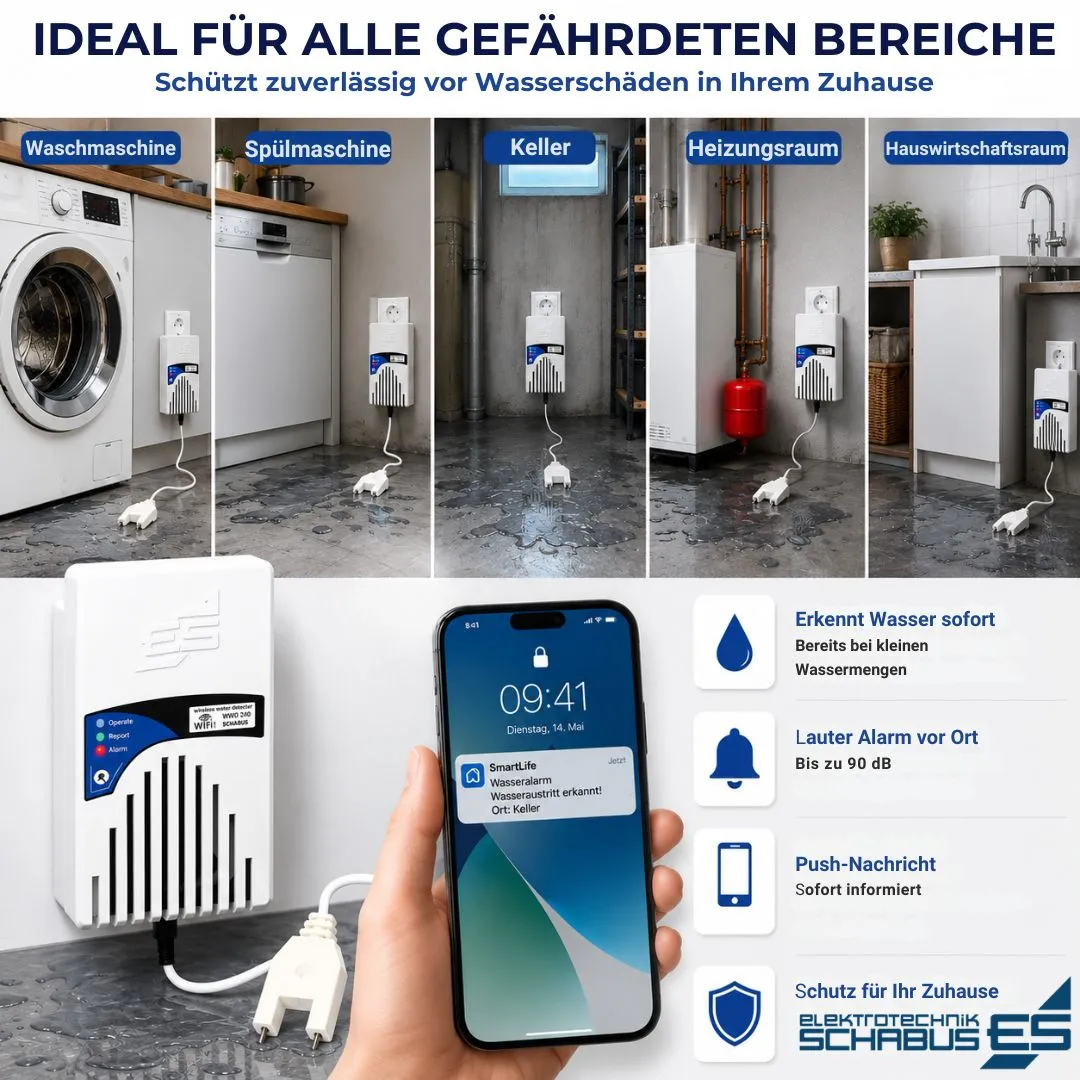 Schabus WWD 240 slimme watermelder met app