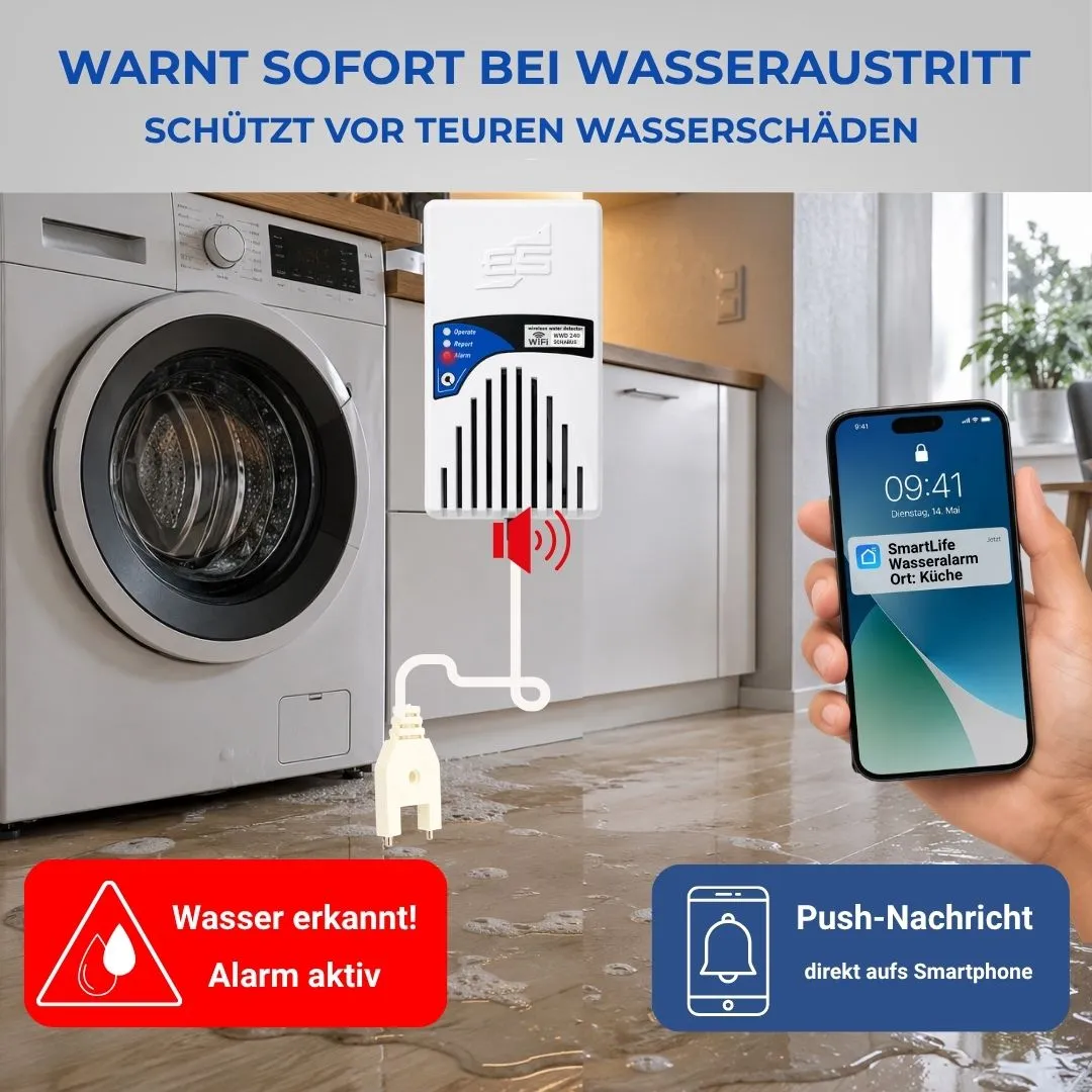 Schabus WWD 240 slimme watermelder met app