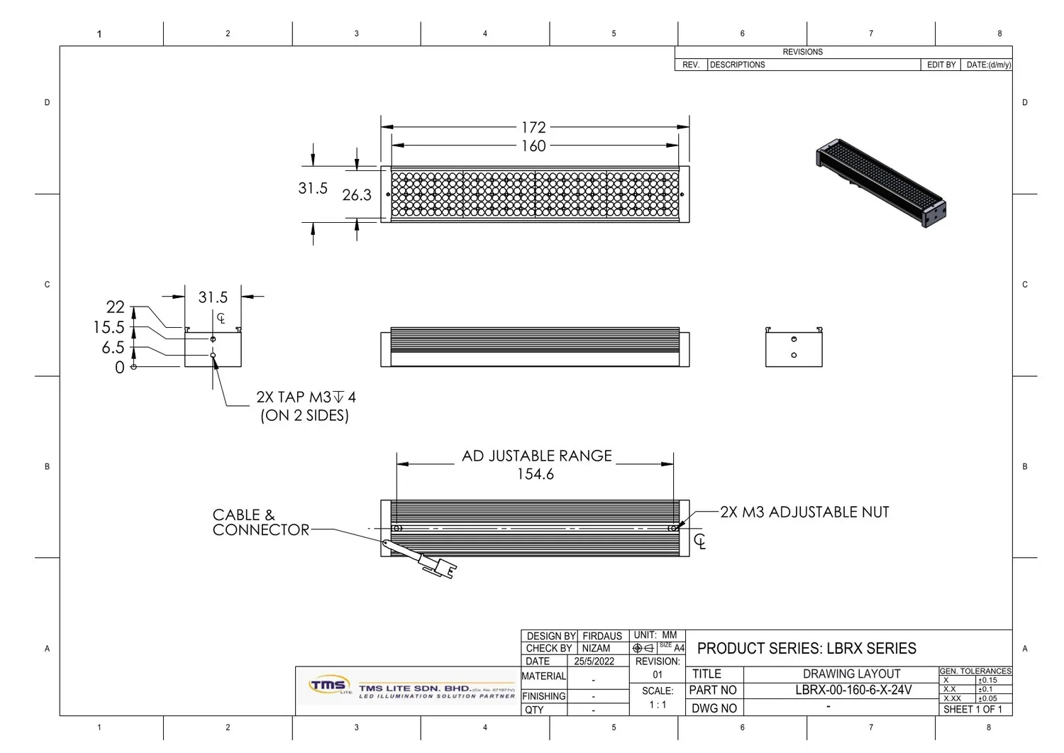 IoLite-vision LBRX machine-visionverlichting