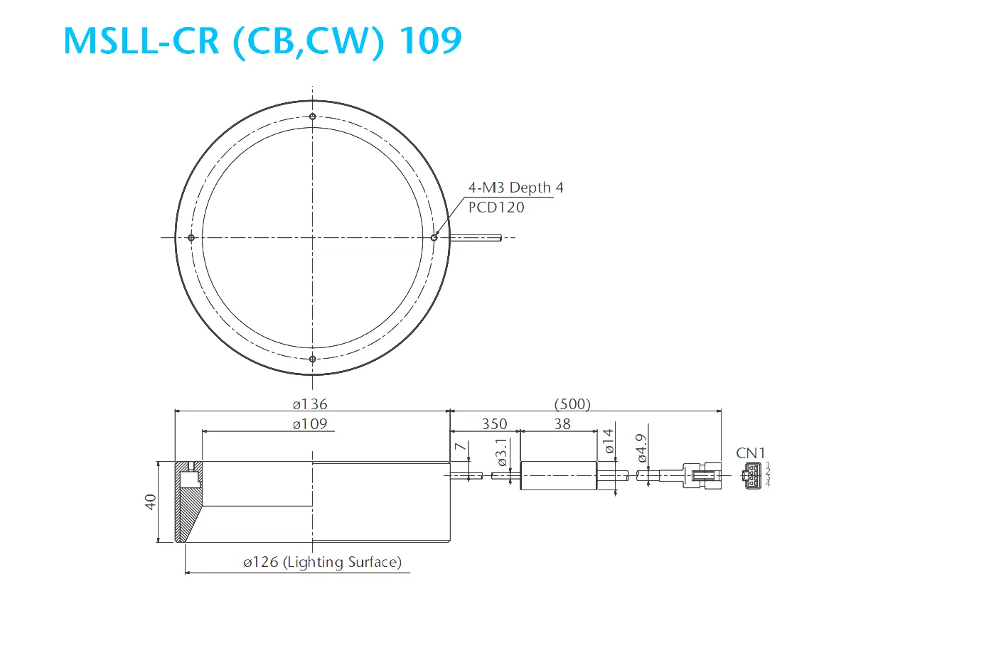 IoLite-vision MSLL ringlicht diffuus lage hoek