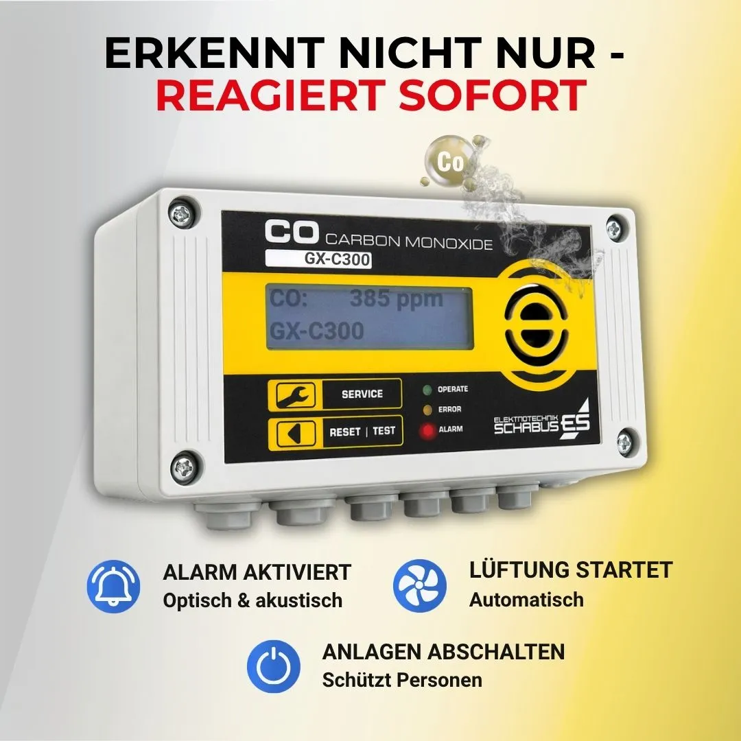 Schabus GX-C300 CO-melder voor vaste installatie