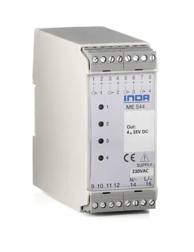 Inor ME544 voedingsmodule voor 4 kanalen