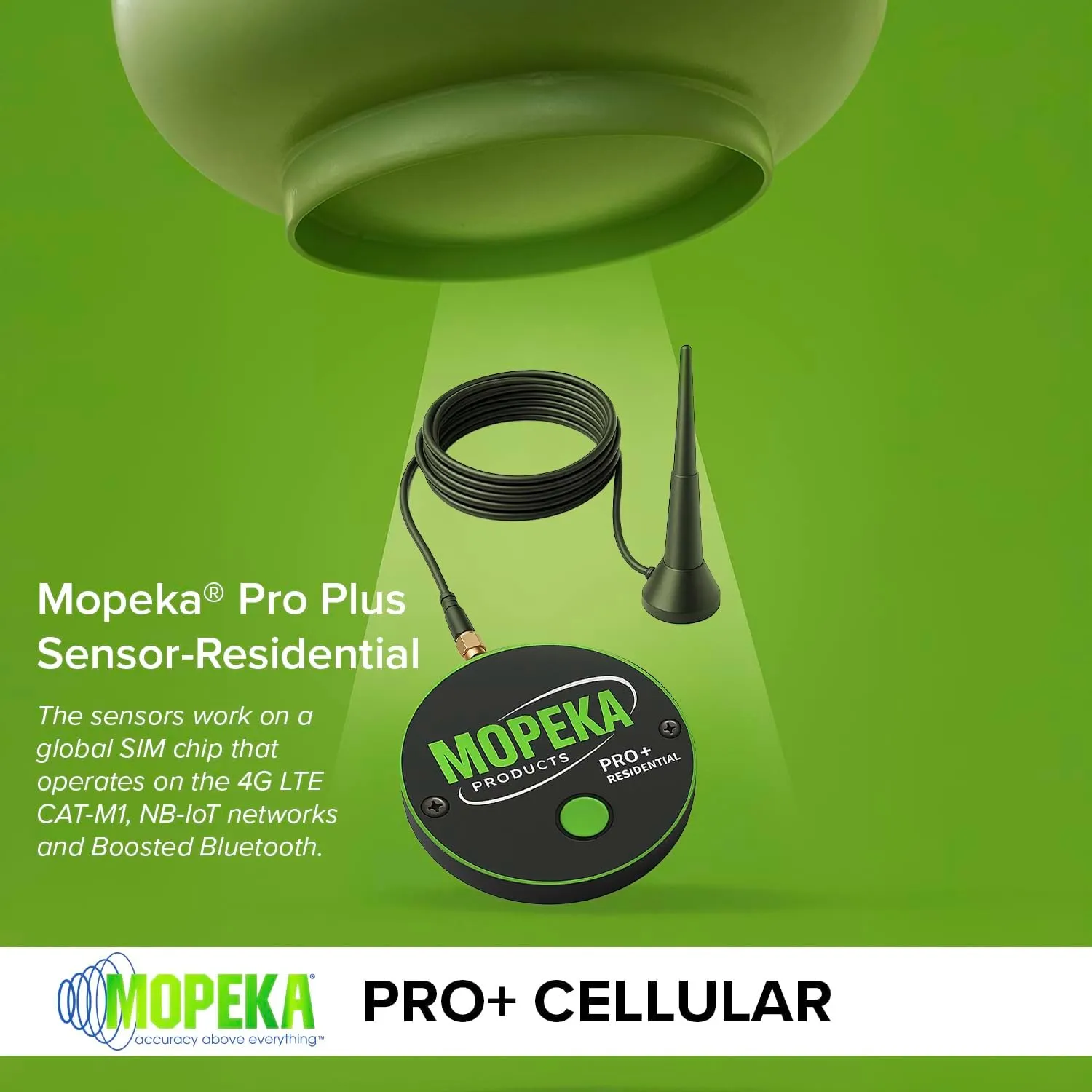 Mopeka Pro + tanksensor Cellular voor stalen propaantanks