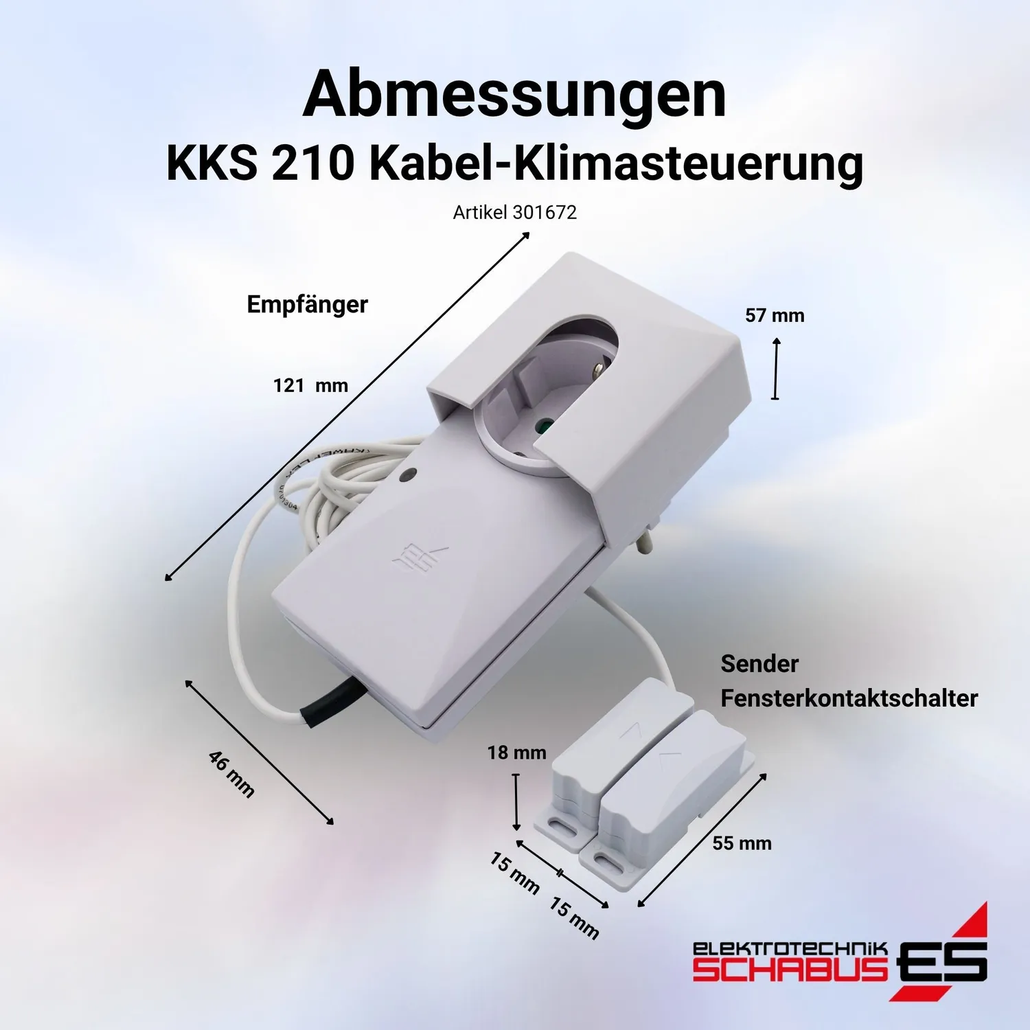 Schabus KKS 210 klimaatbesturing kabel 5A wisselrelais
