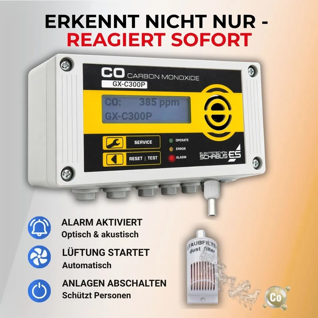 Schabus PROFI CO ALARM GX-C300P koolmonoxidemelder