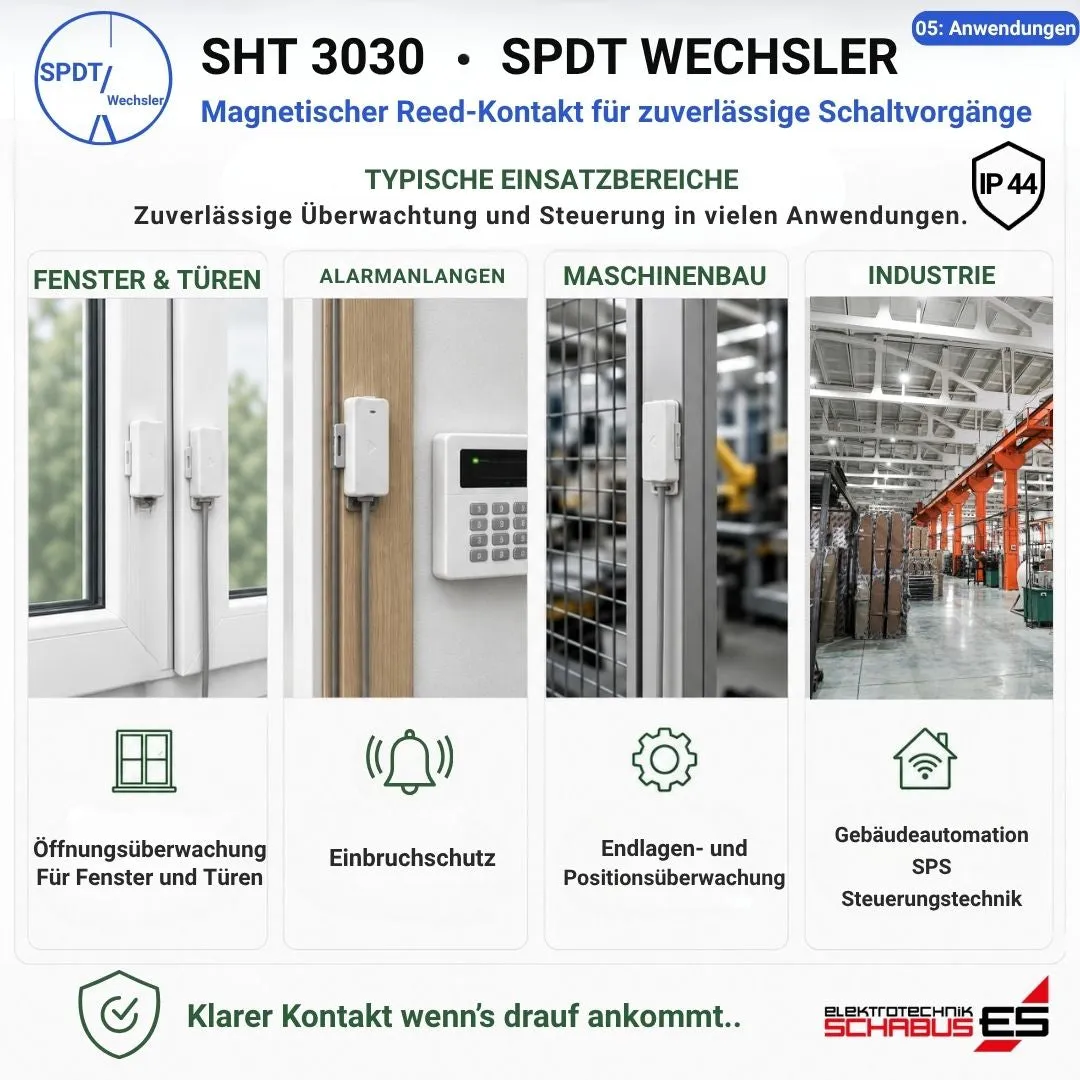 Schabus SHT 3030 reedcontactschakelaar SPDT IP44
