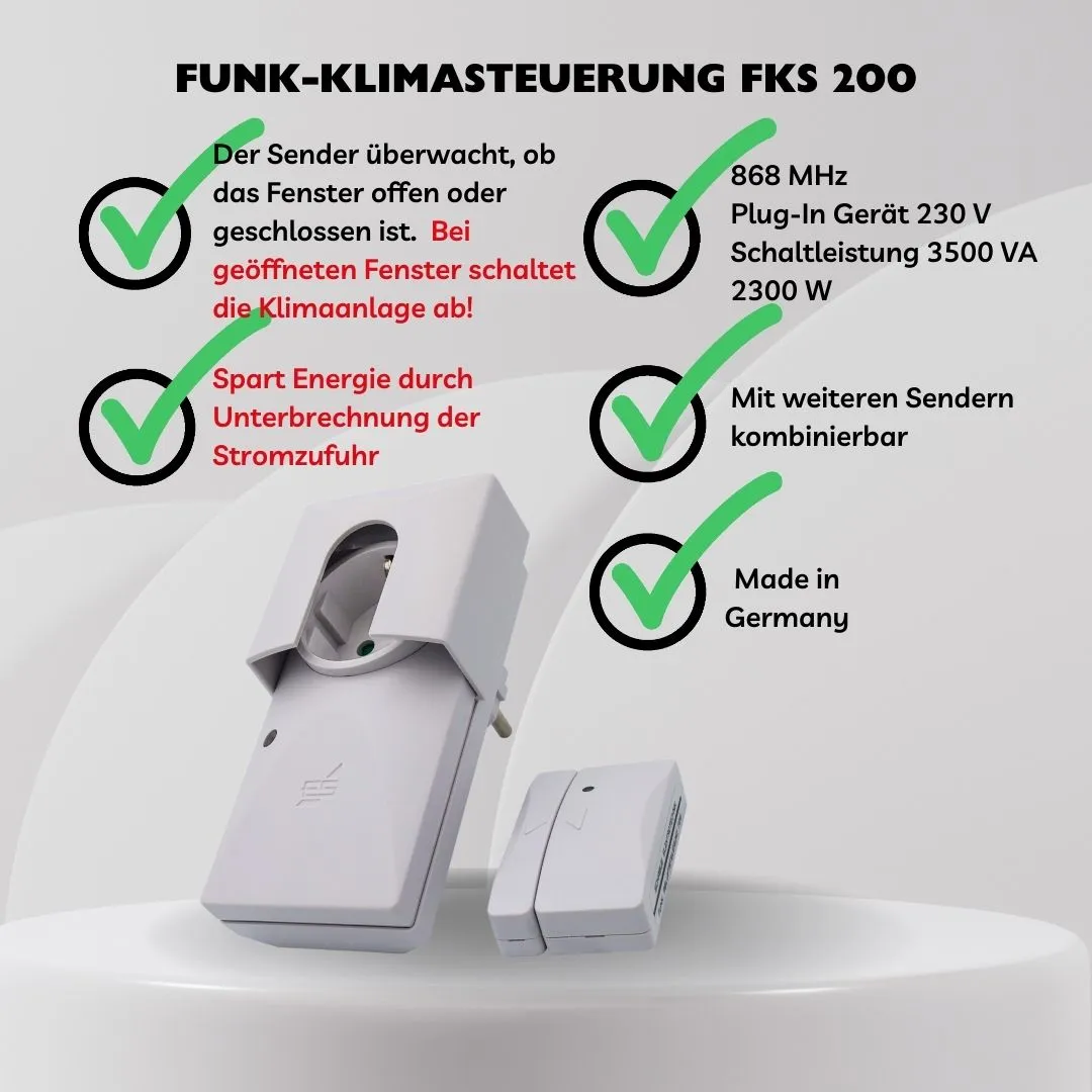 Schabus FKS 200 draadloze klimaatregeling tussenstekker