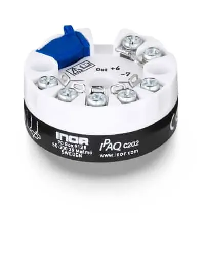Inor IPAQ C202 koptransmitter Pt100 4-20 mA