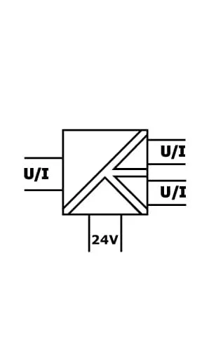 Inor IsoPAQ-632 signaalsplitter 0-20 mA 0-10 V