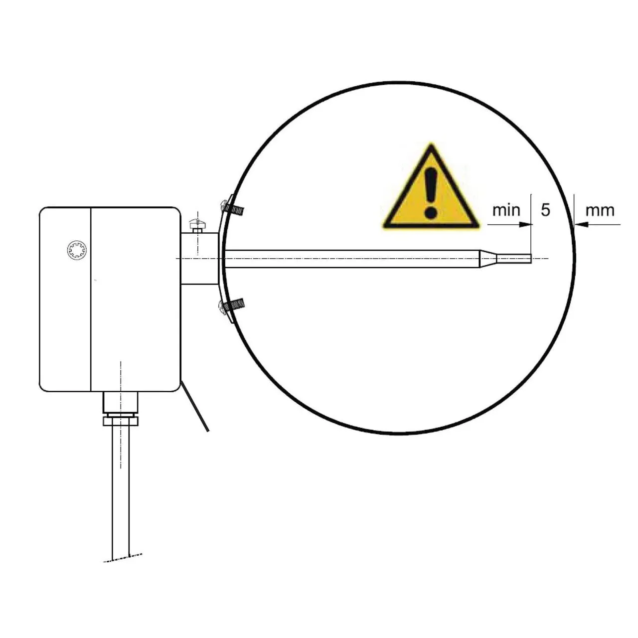 Schabus KDT 210 kabel-afzuigregeling met thermoschakelaar