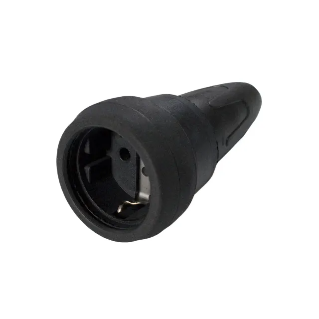 Schabus schuko contrastekker rubber 230V zonder manchet
