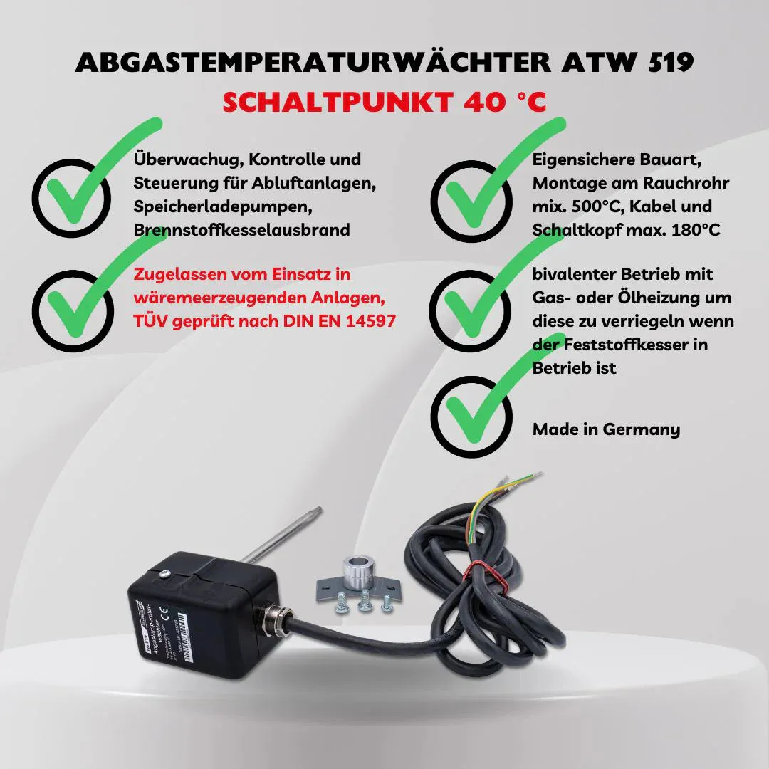 Schabus ATW 519 rookgastemperatuurbeveiliging