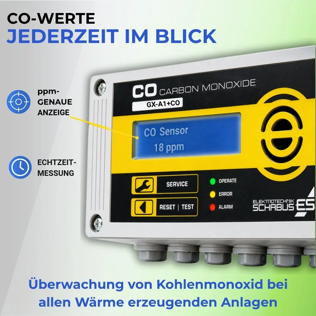 Schabus GX-A1+CO CO-melder met externe sensor
