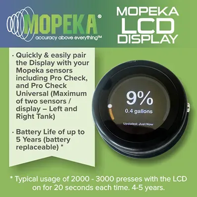 Mopeka LCD Display M2018002 tankdisplay