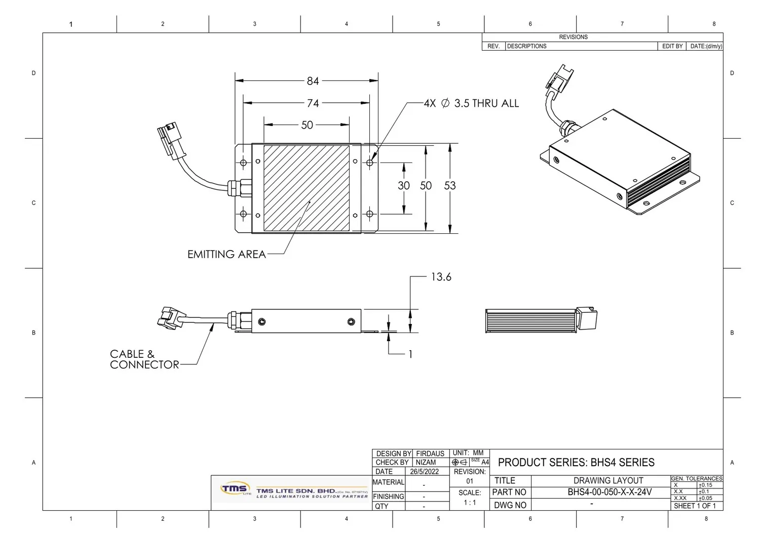 IoLite-vision BHS4-00-050-X achtergrondverlichting