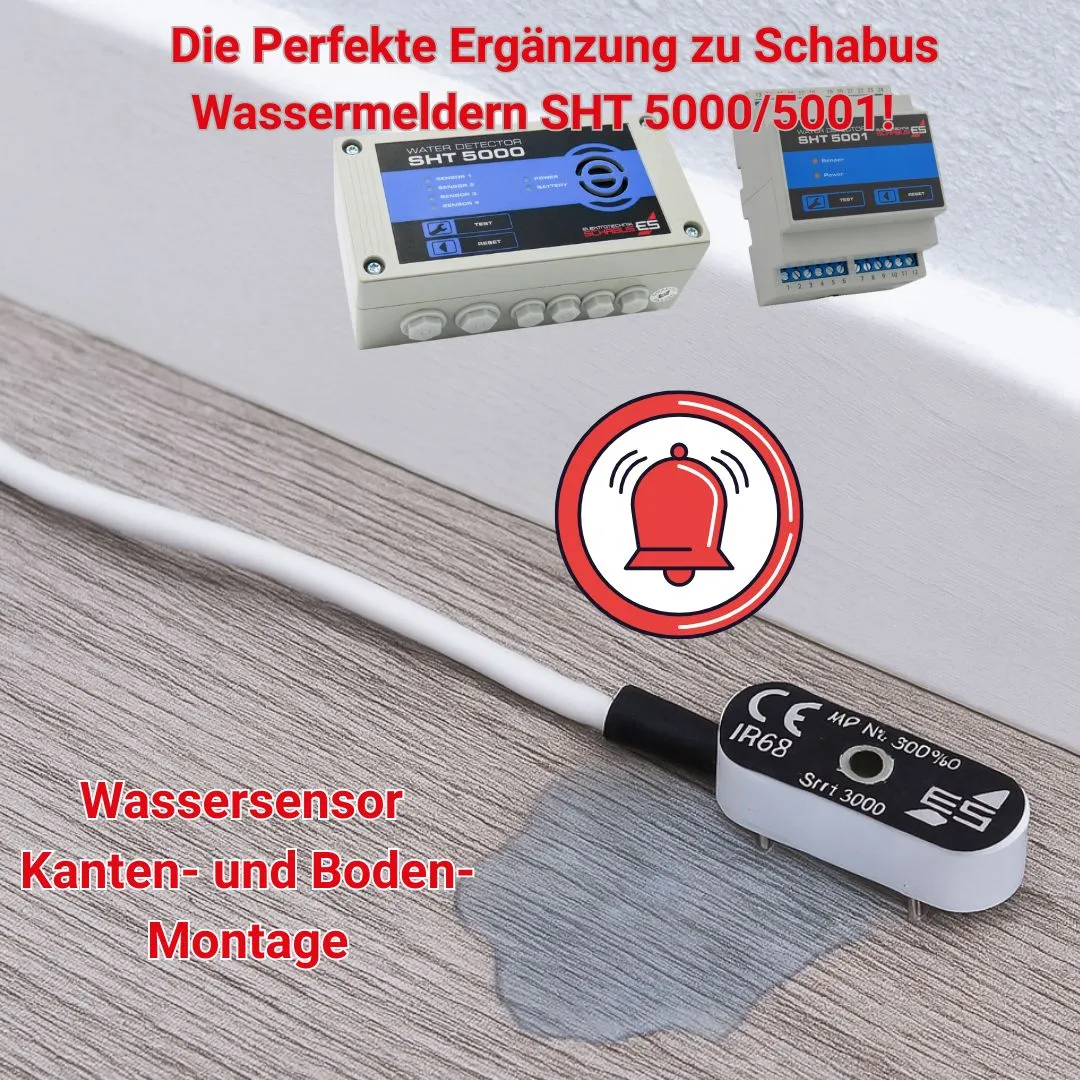 Schabus SHT 5800 watersensor voor vloer- en kantmontage
