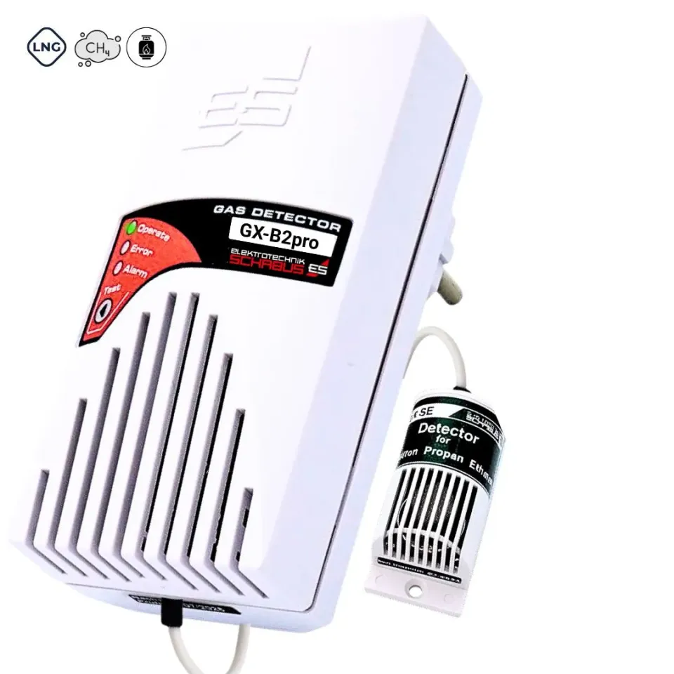 Schabus GX-B2pro gasmelder 230 V met externe sensor