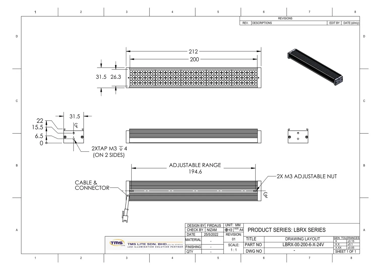 IoLite-vision LBRX-00-200-6 LED verlichting