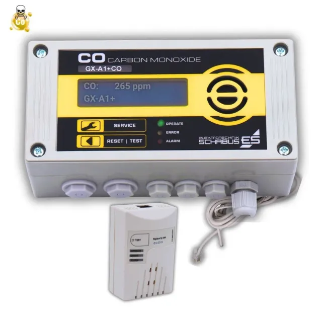 Schabus GX-A1+CO CO-melder met externe sensor