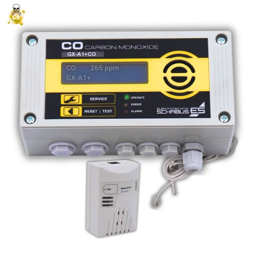 Schabus GX-A1+CO CO-melder met externe sensor