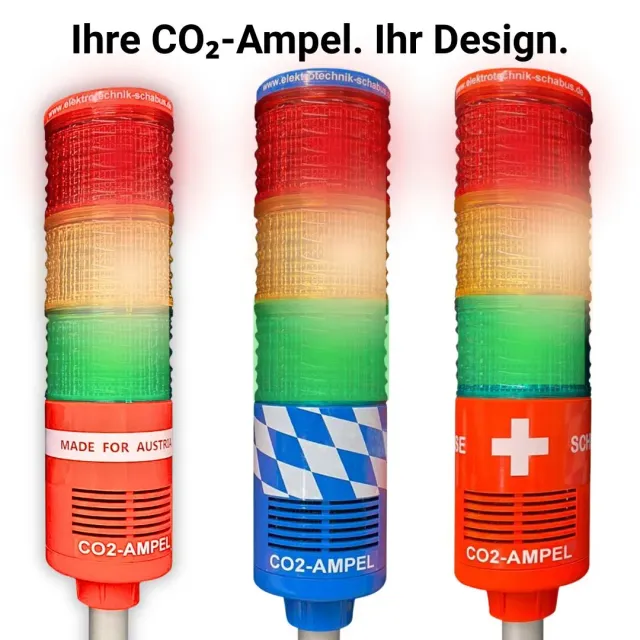 Schabus CO2-stoplicht Customized instelbare drempels