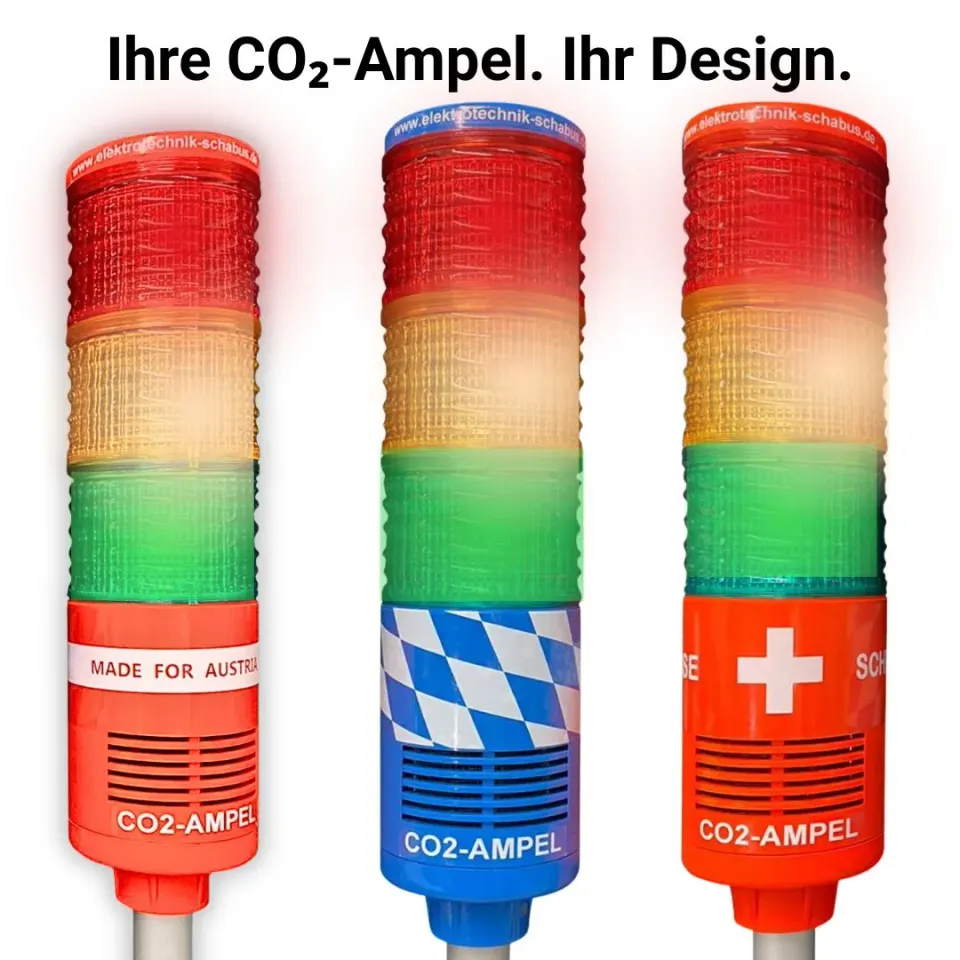 Schabus CO2-stoplicht Customized instelbare drempels