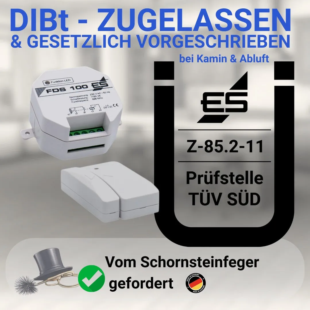Schabus FDS 100 afzuigbesturing draadloos met raamzender