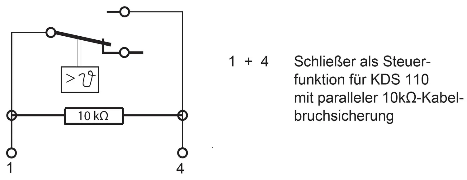 Schabus ATW 519 KDS temperatuurwachter voor afvoer