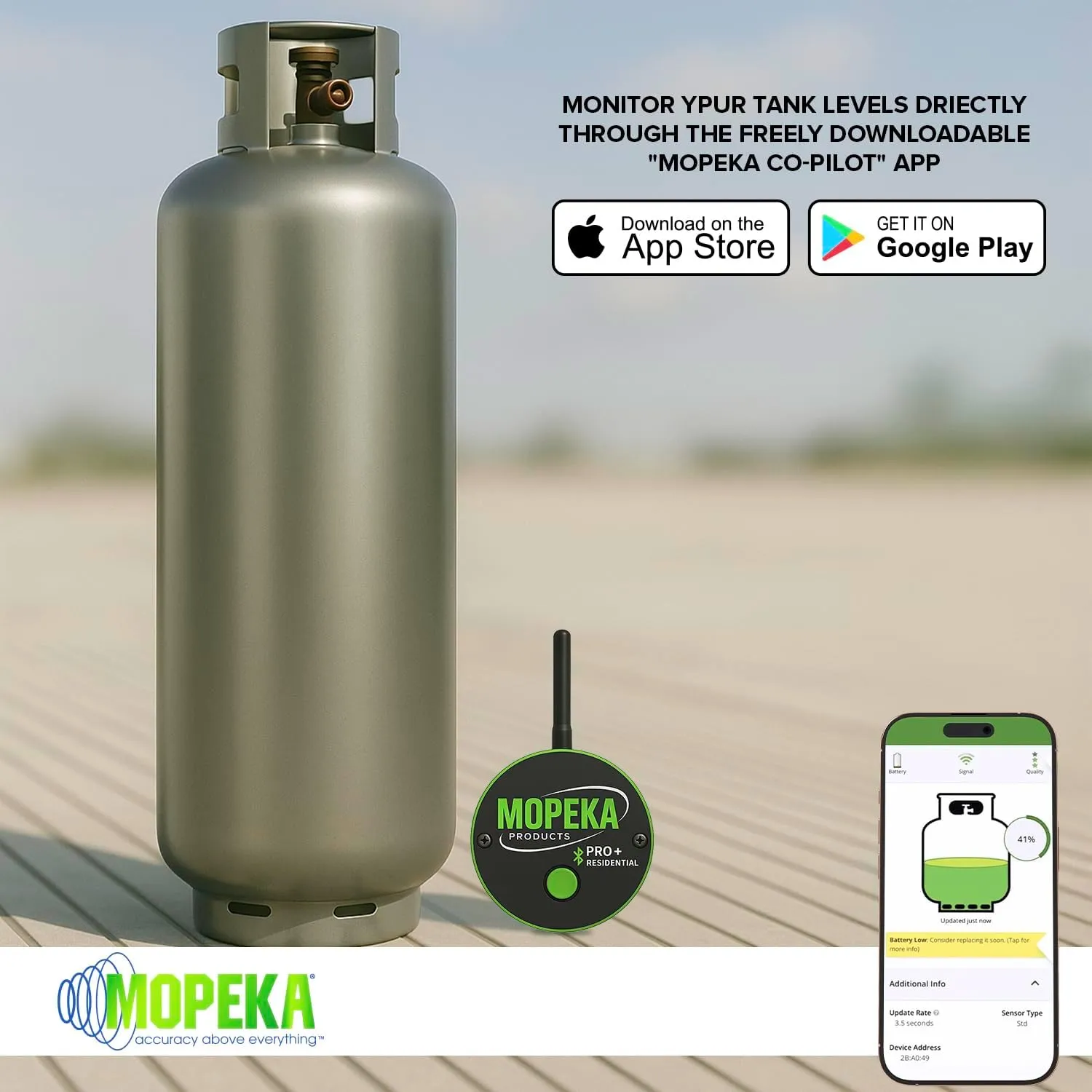 Mopeka Pro Plus M1015002 tanksensor residentieel