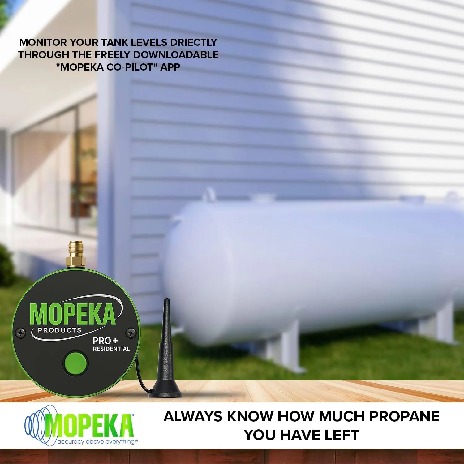 Mopeka Pro + tanksensor Cellular voor stalen propaantanks