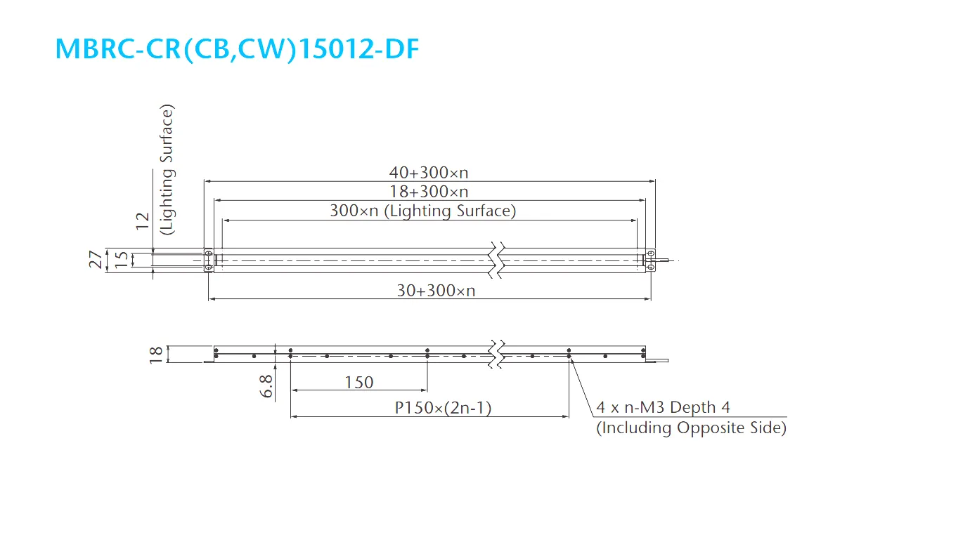 IoLite-vision MBRC-CB15012-DF staafverlichting