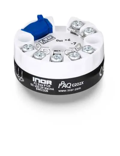Inor IPAQ C202 koptransmitter Pt100 4-20 mA