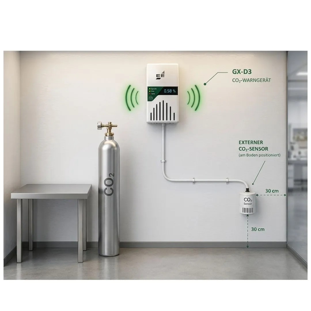 Schabus GX-D3 CO2-melder met externe sensor