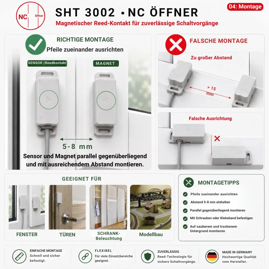 Schabus SHT 3002 reedcontactschakelaar opener