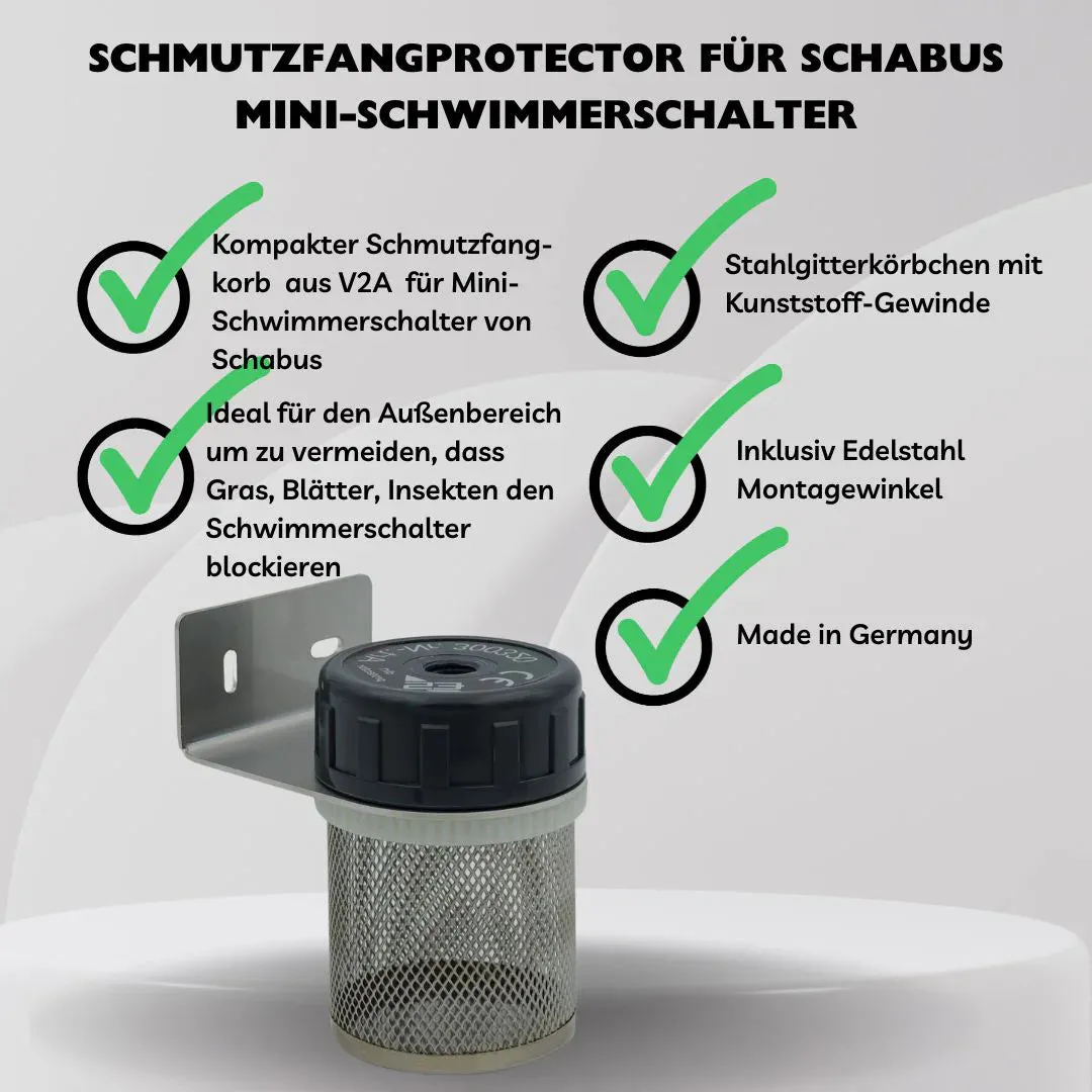 Schabus Schmutzfangkorb beschermkorf voor mini-vlotterschakelaar