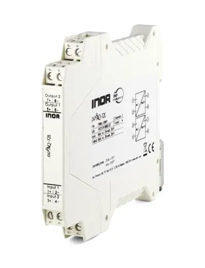 Inor IsoPAQ-12L lusvoedingsisolator 2-kanaals passief