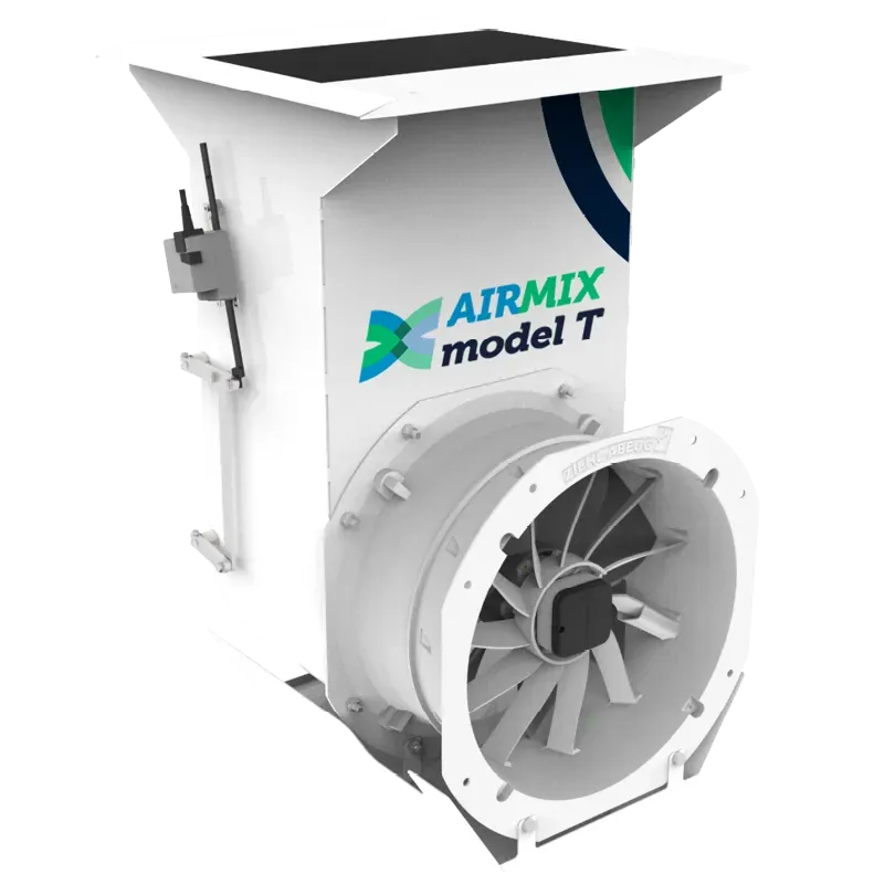 Optimyze Airmix model T kasventilator voor ventilatie
