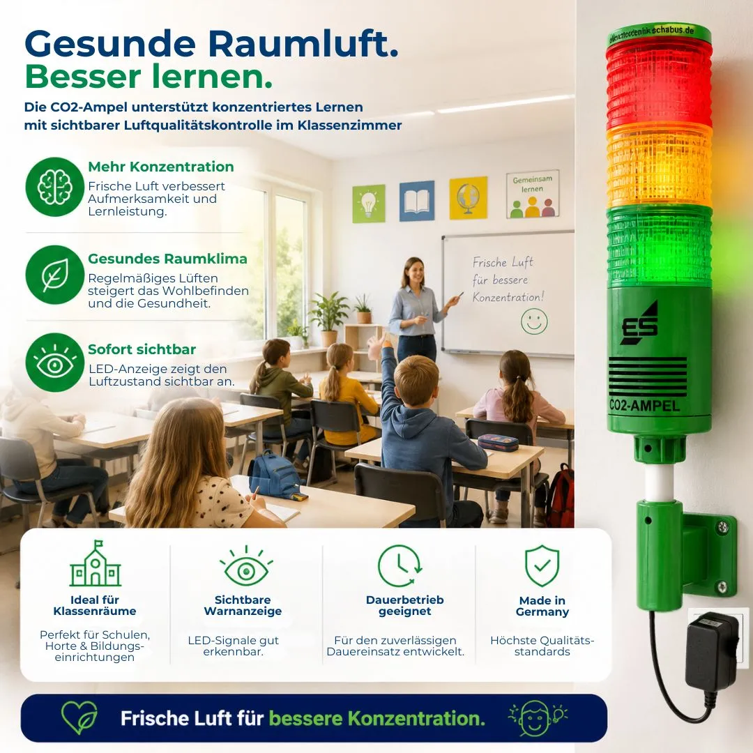 Schabus School CO2-meter met NDIR-sensor