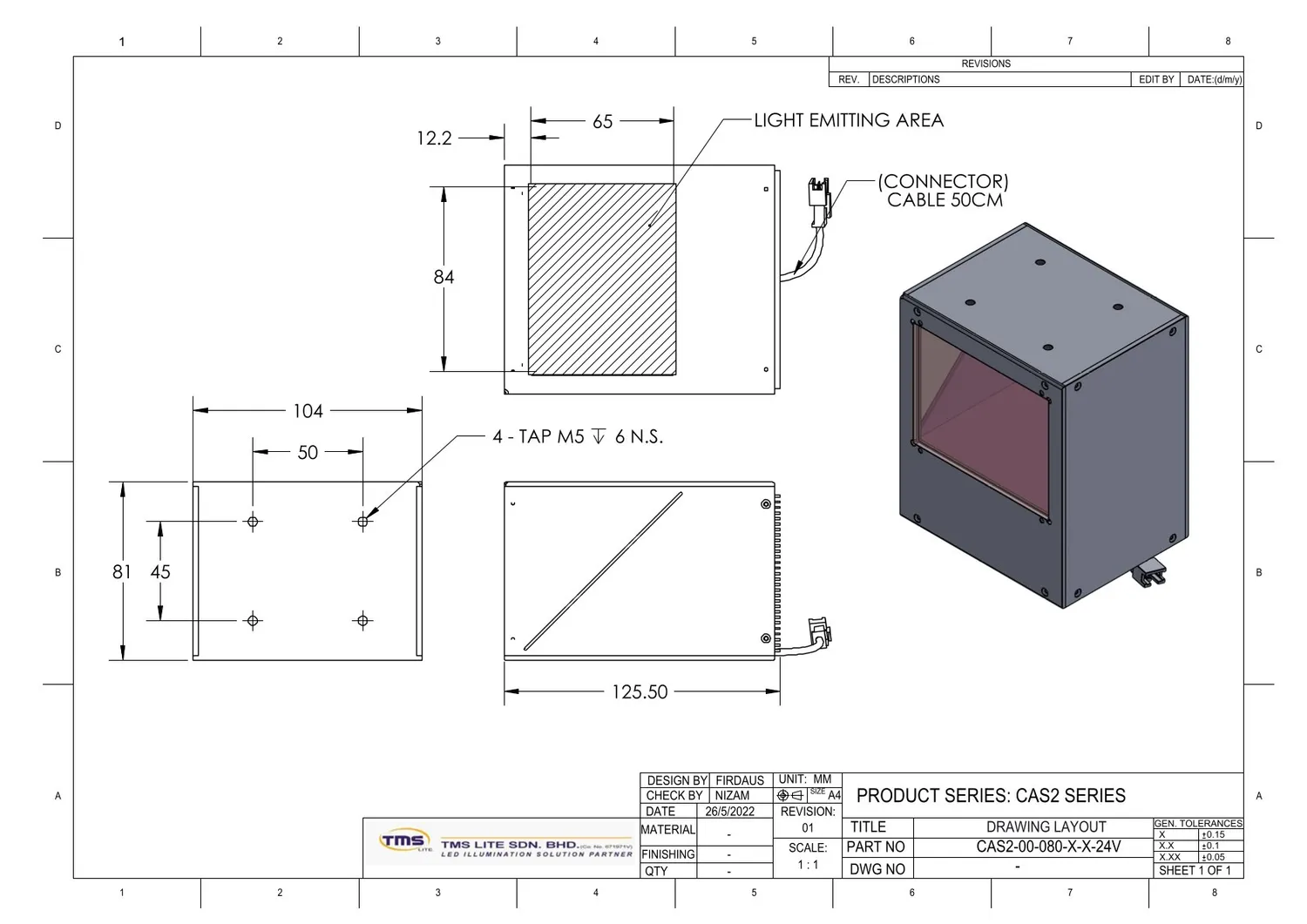 IoLite-vision CAS2 coaxiale verlichting mid power