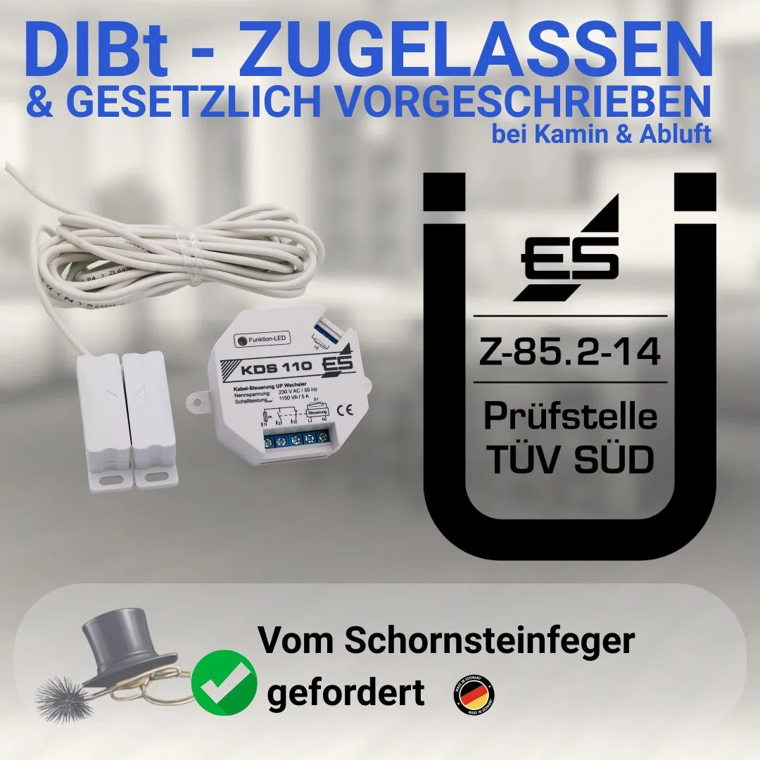 Schabus KDS 110 afzuigbesturing kabel DIBt 5A