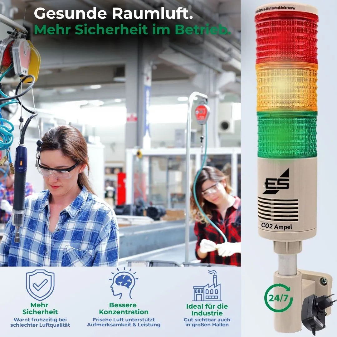 Schabus CO2-Ampel Factory CO2-waarschuwingslamp