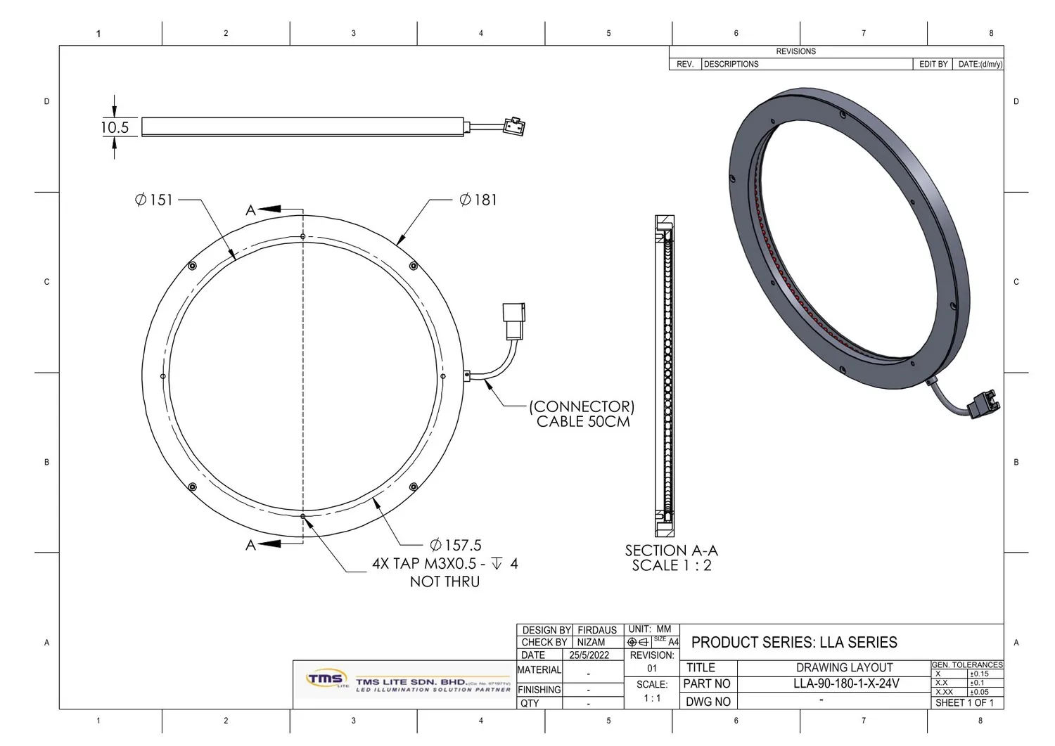 IoLite-vision LLA-90-180-1 led array verlichting