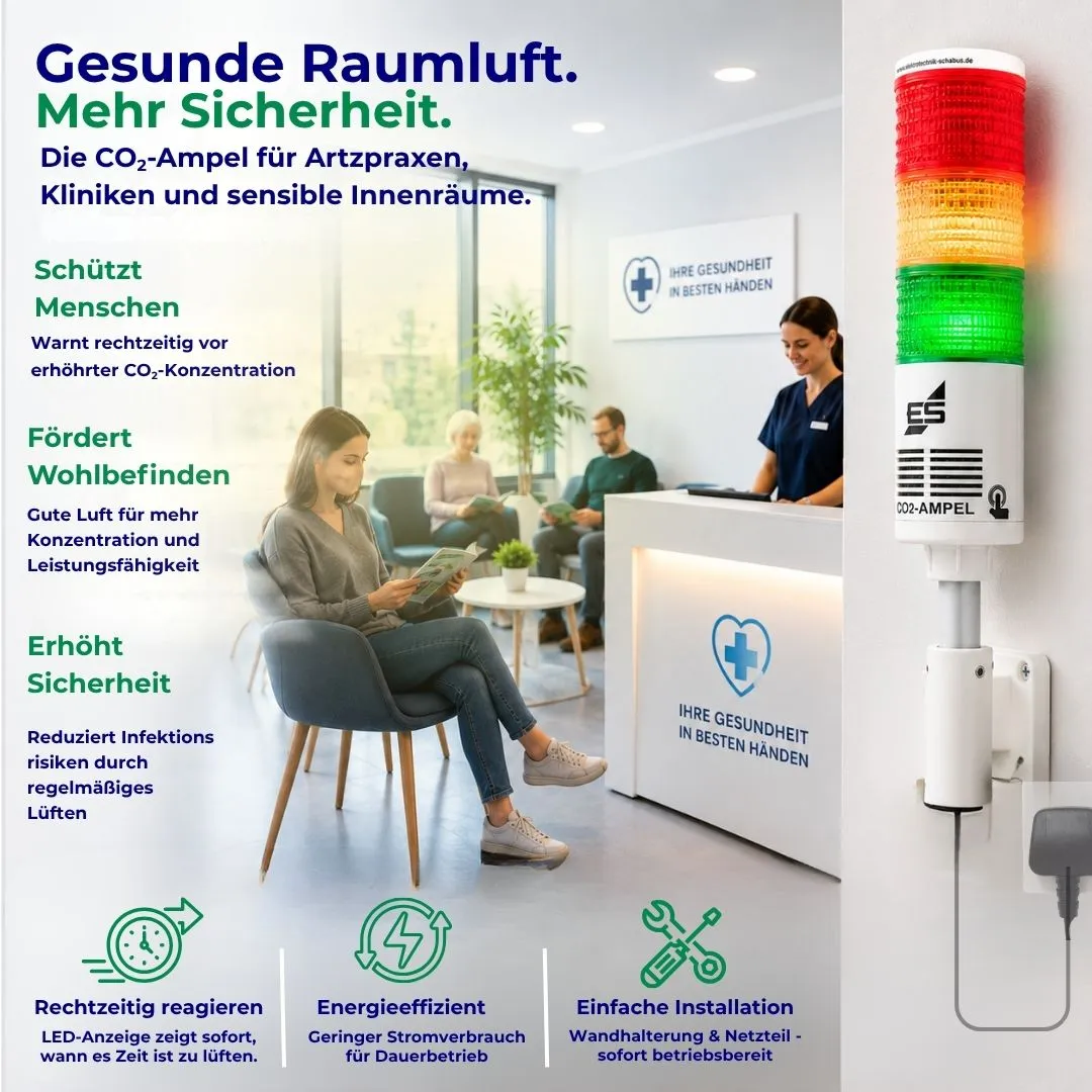 Schabus Medical CO2-verkeerslicht NDIR-sensor