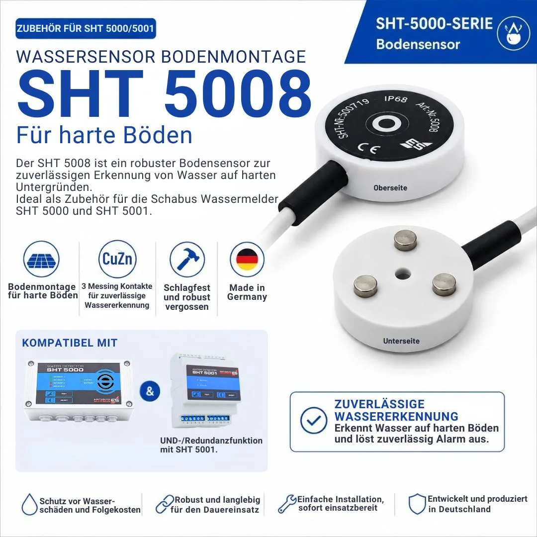 Schabus SHT 5008 watersensor bodemsensor harde vloer