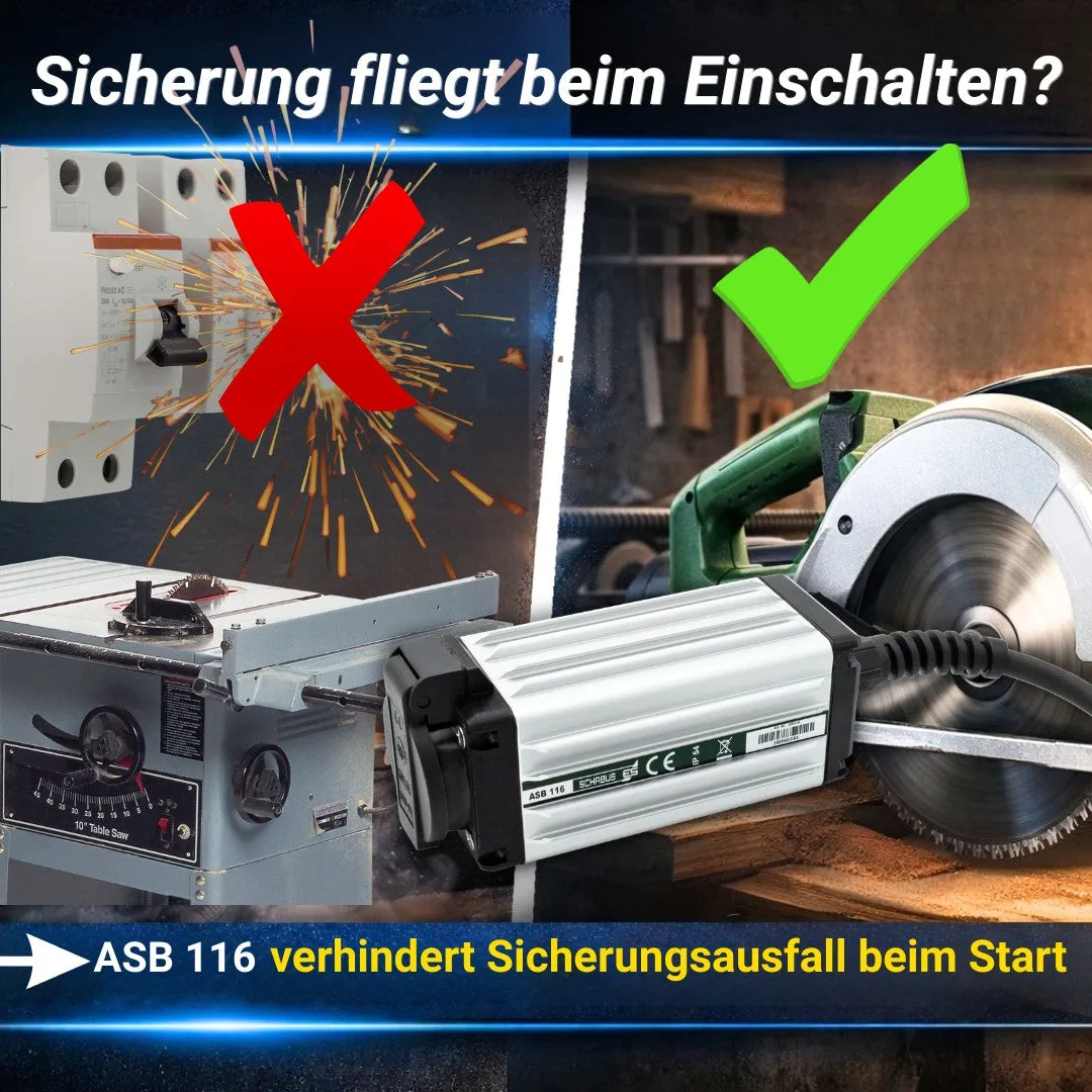 Schabus ASB 116 Inschakelstroombegrenzer 2500W 10A