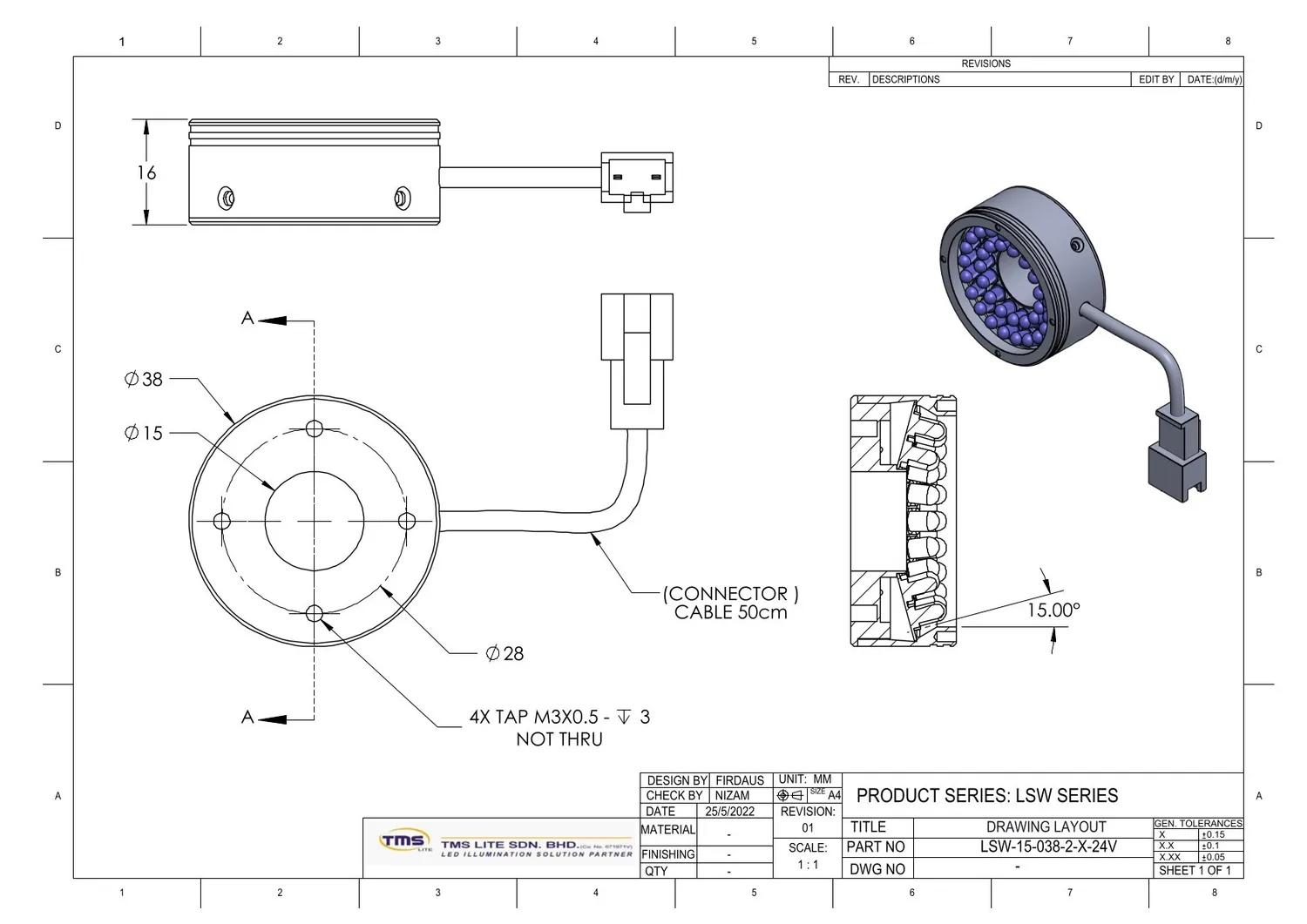 IoLite-vision LSW-15-038-2 LED-array