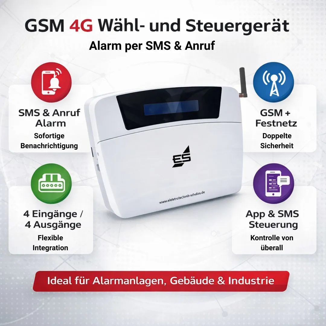 Schabus GSM 4G Wähl- und Steuergerät kiezer SMS-alarm